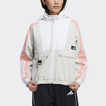 (WMNS) adidas Str Jkt Warm Training Sports Storage Simple Hooded Fleece Lined Jacket Light Grey GP0635