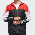 adidas neo M CS RIS WB Colorblock Athleisure Casual Sports Jacket Black EJ7071