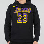 Nike lakers LeBron James Basketball Sports Fleece Lined Pullover Black AV0401-010
