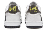 A BATHING APE Sk8 Sta White Black 1H80-191-020