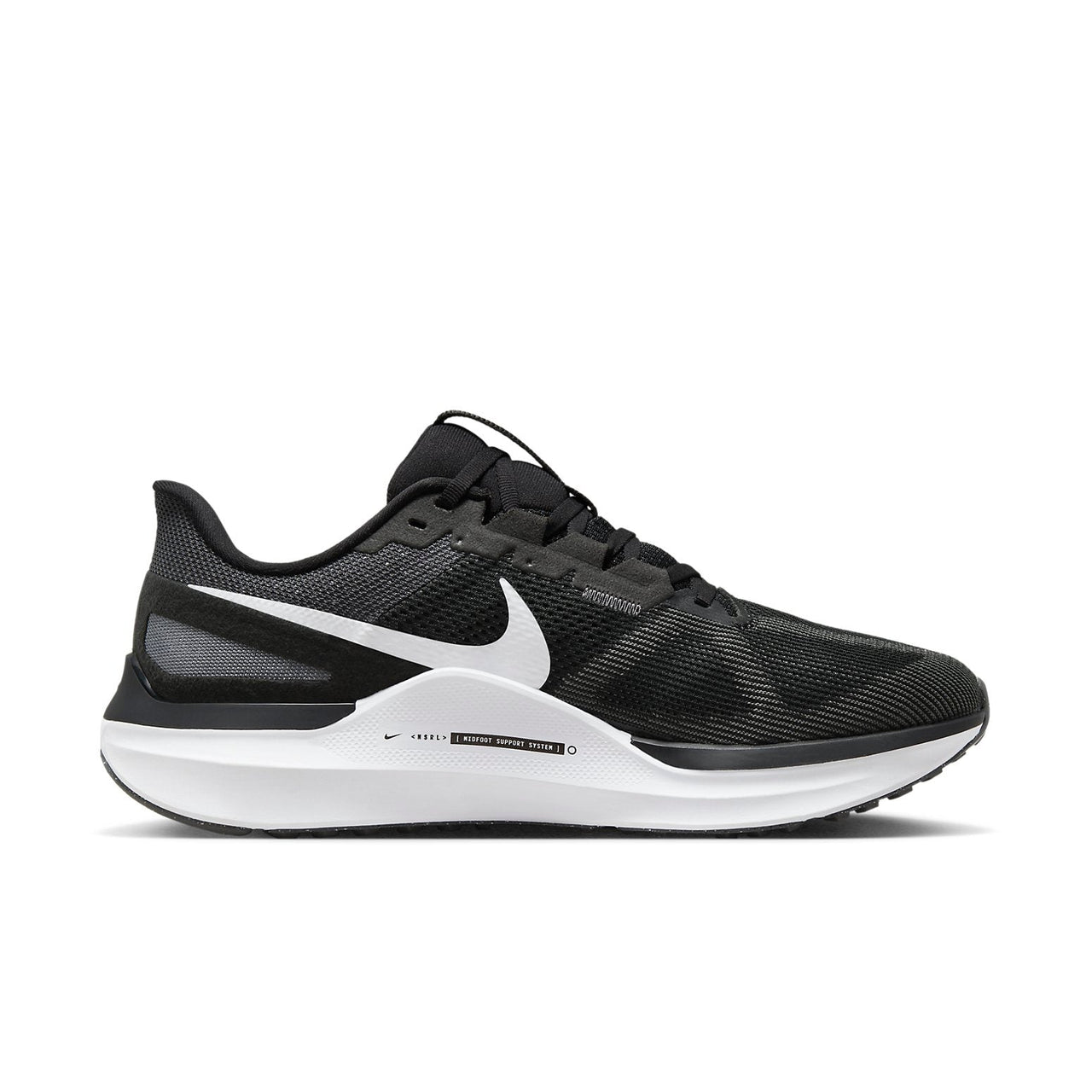 Nike Air Zoom Structure 25 Road Running Shoes 'Black Iron Grey' DZ3488-002