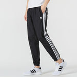 Men's adidas neo Stripe Logo Woven Bundle Feet Casual Sports Pants/Trousers/Joggers Autumn Black HN1824