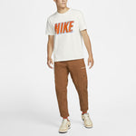 Nike Solid Color Large Logo Printing Breathable Short Sleeve White DO6369-133