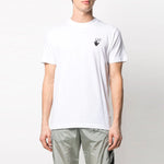 Off-White SS21 Back Arrow Logo Printing Round Neck Pullover Short Sleeve White OMAA027R21JER0030125