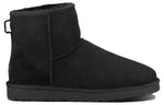 UGG Classic Mini Fleece Lined Snow Boots Black 1002072-BLK