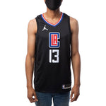 Air Jordan NBA SW Fan Edition Los Angeles Clippers Jersey 2020-21 Season George No. 13 Black CV9480-012