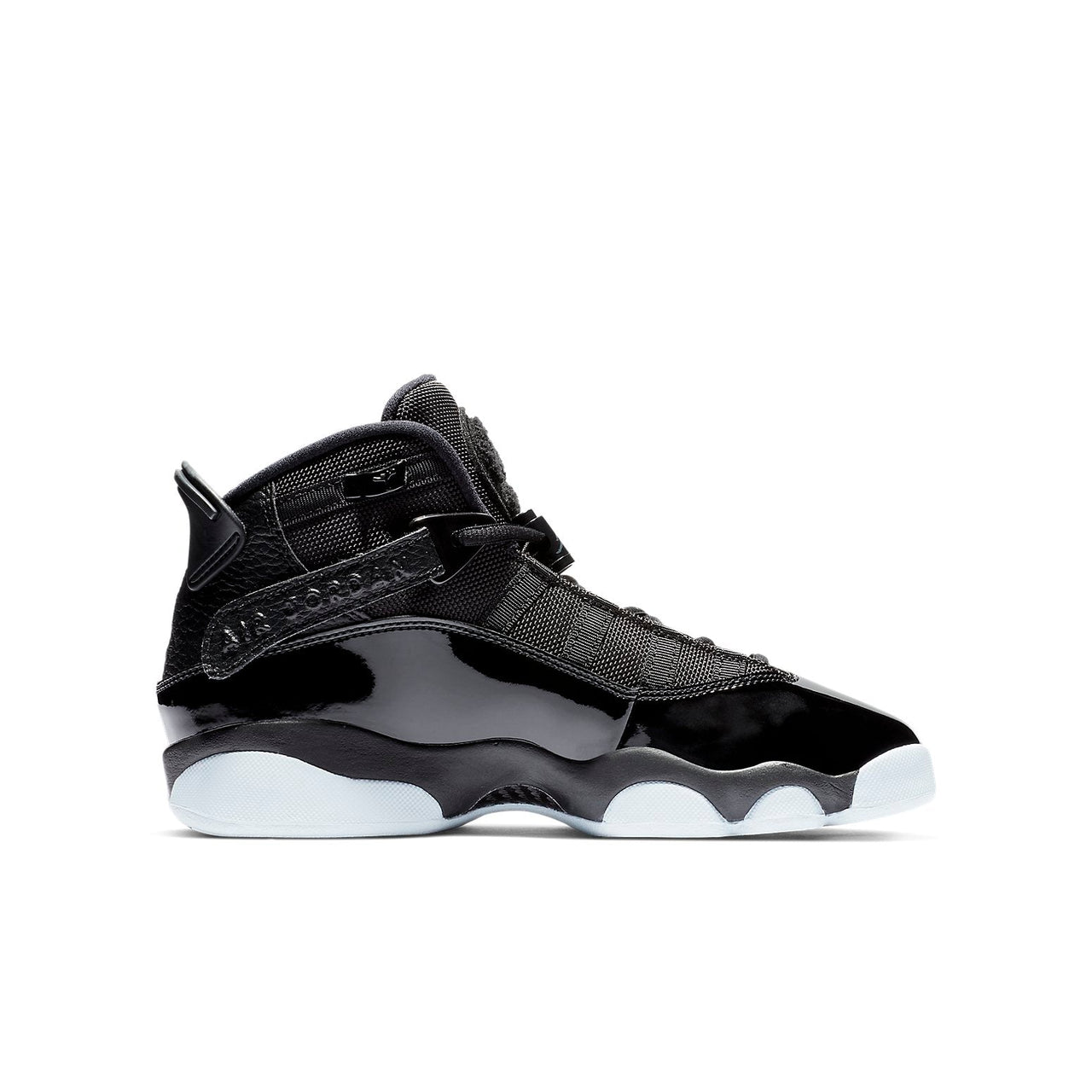 (GS) Air Jordan 6 Rings 'Black White' 323419-011