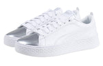 (WMNS) PUMA Smash Platform Classic Skateboarding Shoes Silver 366927-01