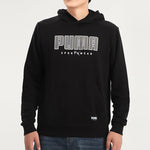 PUMA Athletics Casual Pullover Long Sleeves hooded Sports Black 586462-01