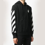 Off-White Diagonal Stripes Mens Logo Long Sleeve Sweater OMBB034F20FLE0091001