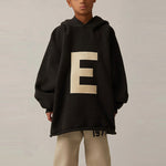 Fear of God Essentials SS22 Big E Knit Hoodie 'Iron Grey' FOG-SS22-169