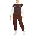 (WMNS) Air Jordan x Maison Chateau Rouge Crossover Colorblock Splicing Hoodie Asia Edition Brown DJ9763-203