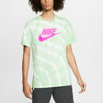 Nike Sportswear Version Tie Dye Printing Logo Short Sleeve White / Grass Green CU6929-100