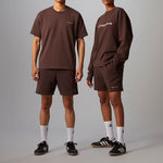 adidas x Pharrell Humanrace Small Logo Shorts 'Brown' HJ7066