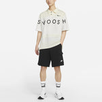Nike Sportswear Swoosh Logo Printing Contrasting Colors Loose Polo Shirt White DJ5370-110