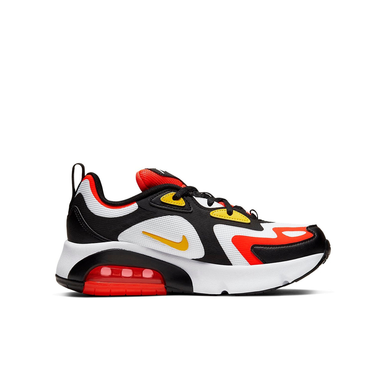 (GS) Nike Air Max 200 'Black Bright Crimson' AT5627-005