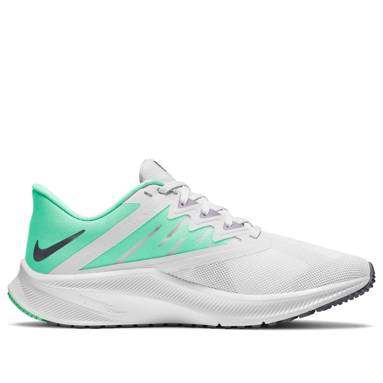 (WMNS) Nike Quest 3 'White Green Glow' CD0232-111