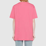 (WMNS) Gucci x Disney Crossover Mickey Printing Round Neck Short Sleeve Pink 492347-XJB7W-5412