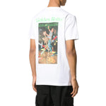 Men's Off-White FW22 Alphabet Character Printing Round Neck Short Sleeve White T-Shirt OMAA027R201850140188