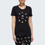 (WMNS) adidas x POKEMON Crossover Printing Training Sports Short Sleeve Black GN3004