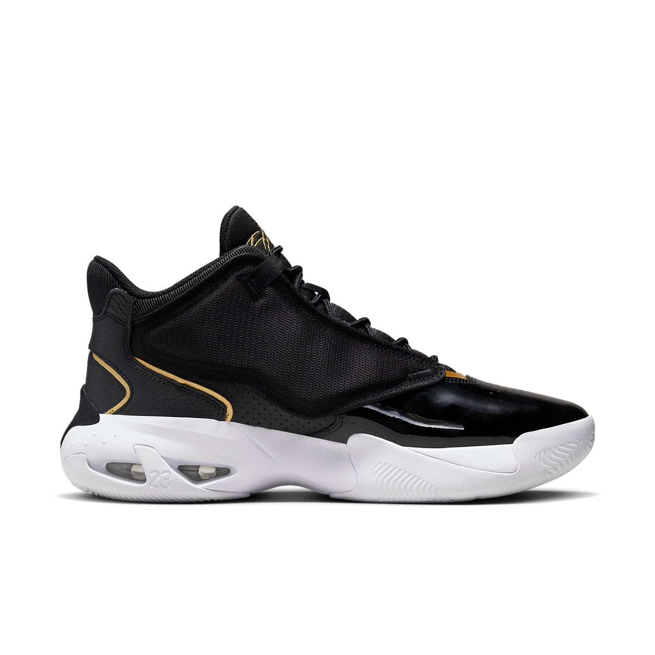 Air Jordan Max Aura 4 'Black White Gold' DN3687-007