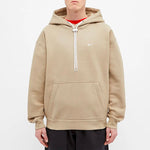 Nike Casual Sports Drawstring Fleece Lined Long Sleeves Khaki CD6393-247