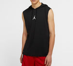 Air Jordan Air Dri-Fit Back Alphabet Printing hooded Vest Black White CW0373-010
