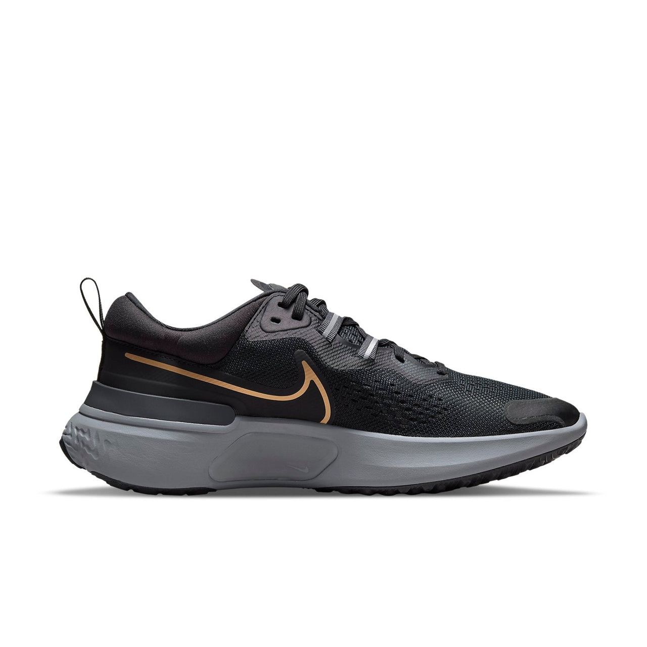 Nike React Miler 2 'Black Metallic Gold' CW7121-005