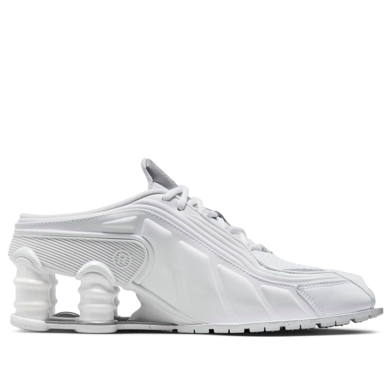 (WMNS) Nike x Martine Rose Shox Mule MR4 'White Metallic Silver' DQ2401-100