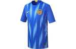 Men's Nike Home Fan Edition Logo Embroidered Round Neck Soccer/Football Casual Sports Short Sleeve Blue T-Shirt AR4698-480