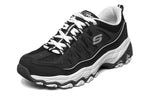 (WMNS) Skechers D Lites Low-Top Daddy Shoes Black/White 12087-BKW