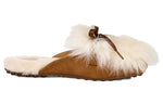 (WMNS) UGG Shaine Fluff Cozy Flat Plush Casual Slipper Brown 1105316-CHE