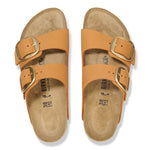 (WMNS) Birkenstock Arizona Big Buckle Nubuck Leather Narrow Fit Sandals 'Burnt Orange' 1026586