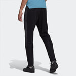 Men's adidas Solid Color Logo Straight Stripe Casual Sports Pants/Trousers/Joggers Black GN5490
