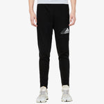 adidas Q3 Bluv Sere Pt Logo Printing Knit Breathable Sports Long Pants Black GS4875