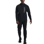 Men's Under Armour Out The Storm waterproof Light Woven Running Sports Hooded Jacket Black 1361502-001