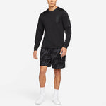 Air Jordan Alphabet Logo Pattern Loose Round Neck Long Sleeves Black DJ5872-010