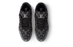 LOUIS VUITTON LV Trainer Sneakers 'Black Grey Denim Monogram' 1AC4ZB