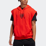 adidas Dm Ss Printing Sports Sleeveless Red FR5747