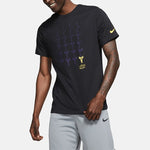 Nike Pattern Printing Loose Short Sleeve Black BQ3614-010