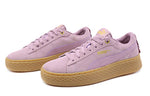 (WMNS) PUMA Smash Platform Frill Sneaker Low Damen Lila Braun 366928-05