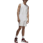 Air Jordan Essentials Breathable Stripe Printing Shorts White DM1358-100