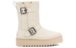 (WMNS) UGG Classic Rebel Biker Short Boot 'Bone' 1106913-BONE