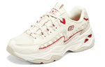 (WMNS) Skechers D'Lites 'White Red' 896069-WRD
