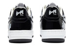 A Bathing Ape Bape Sta Patent Leather 'Black White' 1I70-191-002-BLACK