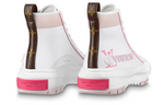 (WMNS) LOUIS VUITTON Squad Ankle Sneakers 'White Pink' 1AACV4