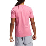 Men's adidas Cartoon Basketball Printing Sports Short Sleeve Pink T-Shirt HB5482