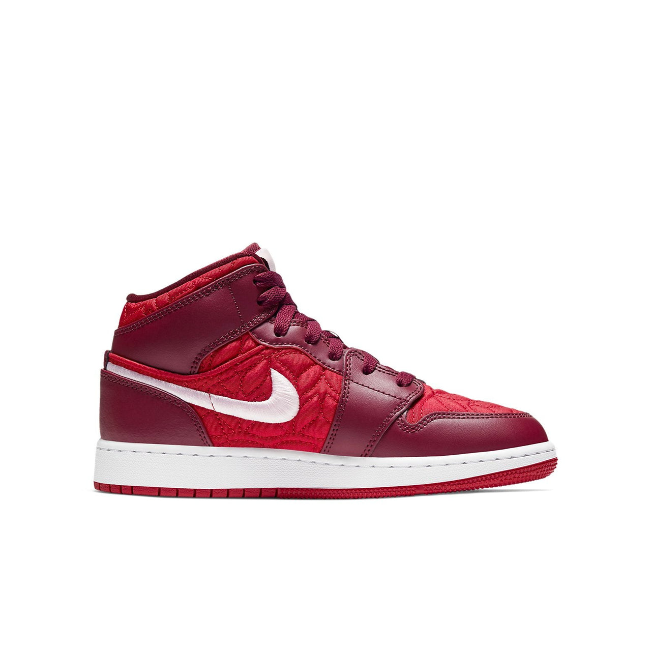 (GS) Air Jordan 1 Mid SE 'Red Quilted' AV5174-600
