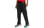 Air Jordan Solid Color Button Casual Pants Men's Black DV5628-010