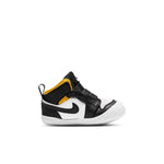 Air Jordan 1 Crib Bootie 'Black Varsity Maize' AT3745-017